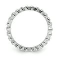 thumbnail image 2 of Stackable Expressions Sterling Silver Diamond Stackable Ring, 2 of 5