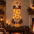 thumbnail image 5 of Angel Hanging LED Christmas Light, Lighted Holiday Window and Porch Decor, Showcasing Detailed Illuminated Cascading Display, Useful Across Window Wall Railing in Room Decor Setup, 5 of 8