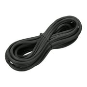 Uxcell 10M/32.81Ft Rubber Window Screen Spline Sealing Strip, 5mm OD Black, 2 in 1 Combine Type