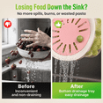 thumbnail image 3 of Fruit & Vegetable Washing Bowl with Strainer, Multifunctional Produce Washer and Berry Container, Lettuce Keeper for Refrigerator, Portable Colander for Kitchen, 3 of 8