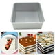 thumbnail image 5 of Molde para pasteles con fondo extraíble, Moldes para pasteles profundos antiadherentes de aluminio, Molde para hornear para bodas / cumpleaños / Macarena Moldes para pasteles antiadherentes, 5 of 8