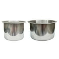 thumbnail image 3 of BIBABLYKE Recessed Stainless Steel Marine Boat Beverage Rack Drink Bottle Holder Rustproof Universal Yacht Modification Cup Holder, 3 of 7