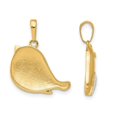 thumbnail image 3 of 14K Yellow Gold Bird Charm Pendant Necklace with Chain, 3 of 4