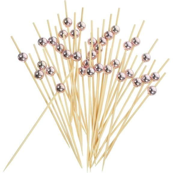 200pcs Bamboo Cocktail Picks for Appetizers and Drinks