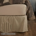 thumbnail image 4 of Farmhouse Star Ticking Stripe Twin Bed Skirt 39x76x16, 4 of 9