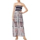 thumbnail image 1 of Trixxi Womens Paisley Maxi Dress, Multicolor, Small, 1 of 1