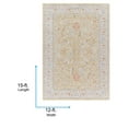 thumbnail image 2 of Livabliss Area Rugs for Living Room, 12x15 Avant Garde Traditional Light Olive Rug, Bedroom Dining Room Home Decor Stain Resistant Carpet (12' x 15'), 2 of 7