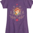 thumbnail image 3 of Fancy Nancy - Nancy Snowflake - Girls Toddler And Youth Fitted Short Sleeve Graphic T-Shirt, 3 of 5