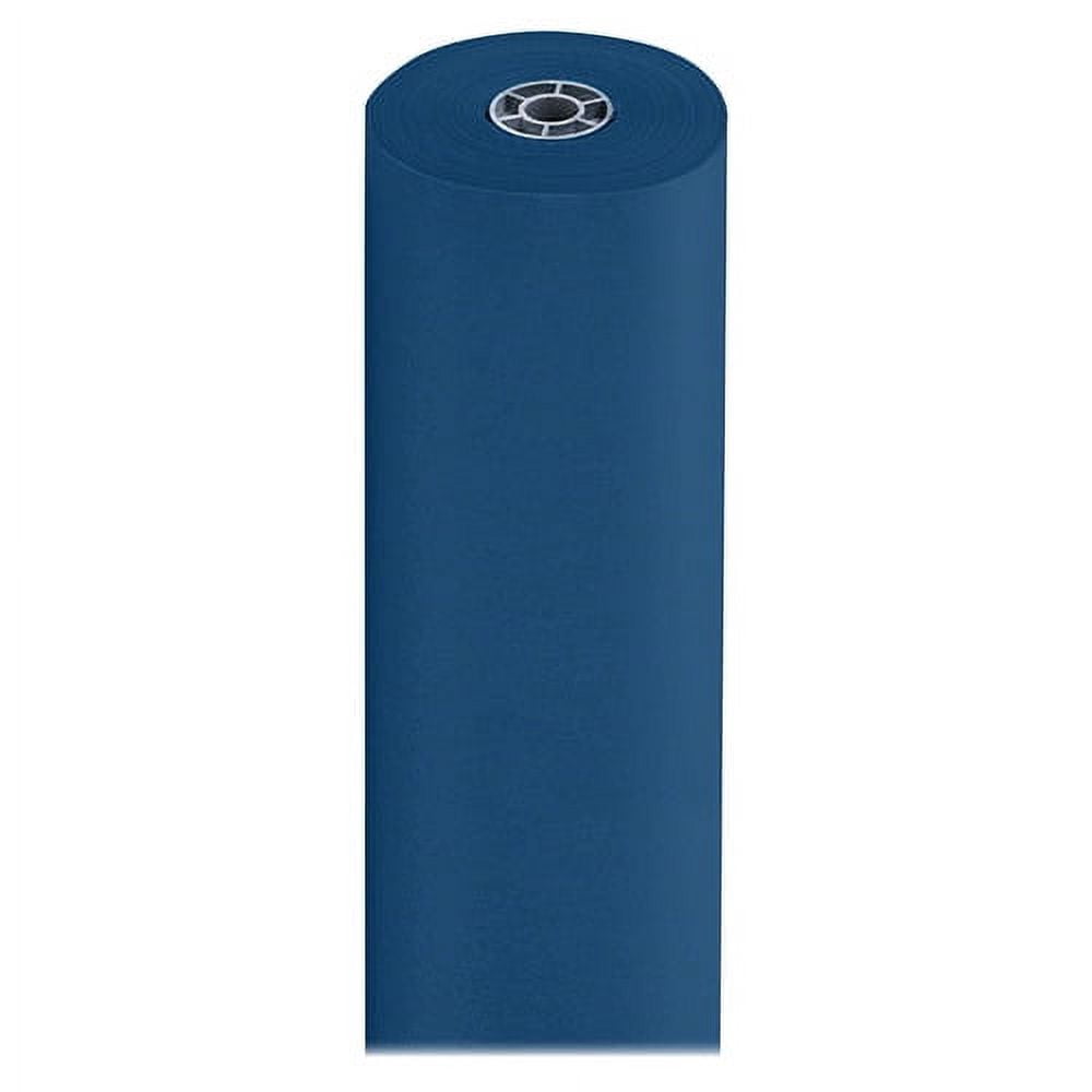 Spectra ArtKraft Duo-Finish Kraft Paper ClassRoom Project - 36" x 1000 ft - 1 Roll - Dark Blue - Kraft