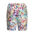 thumbnail image 2 of Haiem Colorful Watercolor Dots Men's Pajama Short with Soft Woven Cotton Elastic Waistband Sleep Short-Medium, 2 of 9
