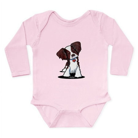 

CafePress - Liver Brittany Long Sleeve Infant Bodysuit - Long Sleeve Cotton Baby Bodysuit