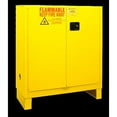 thumbnail image 2 of Durham 1030SL-50 16 Gauge Welded Flammable Self Closing Doors Safety Cabinet with Legs & 1 Shelf, Yellow - 30 gal, 2 of 2