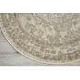thumbnail image 5 of Nourison Euphoria Center Medallion Bone 3'4" x ROUND Area Rug, (3 Round), 5 of 6