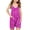 Purple, variant on Odeerbi 5-13 Years Teen Girls Summer Shorts Jumpsuit Retro Print Camisole Romper Casual Breathable Comfortable Suspender Overalls Bib Overall Shorts