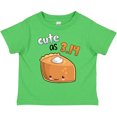 thumbnail image 3 of Inktastic Cute As 3.14 Pi Day Pumpkin Pie Pun Boys or Girls Toddler T-Shirt, 3 of 5