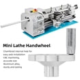 thumbnail image 3 of Mini Lathe Handwheel, Chamfered Inner Hole Machine Tool Hand Wheel Aluminum Alloy Accurate Size Revolving Handle  for 0618 7x10 7x12 7x14, 3 of 7