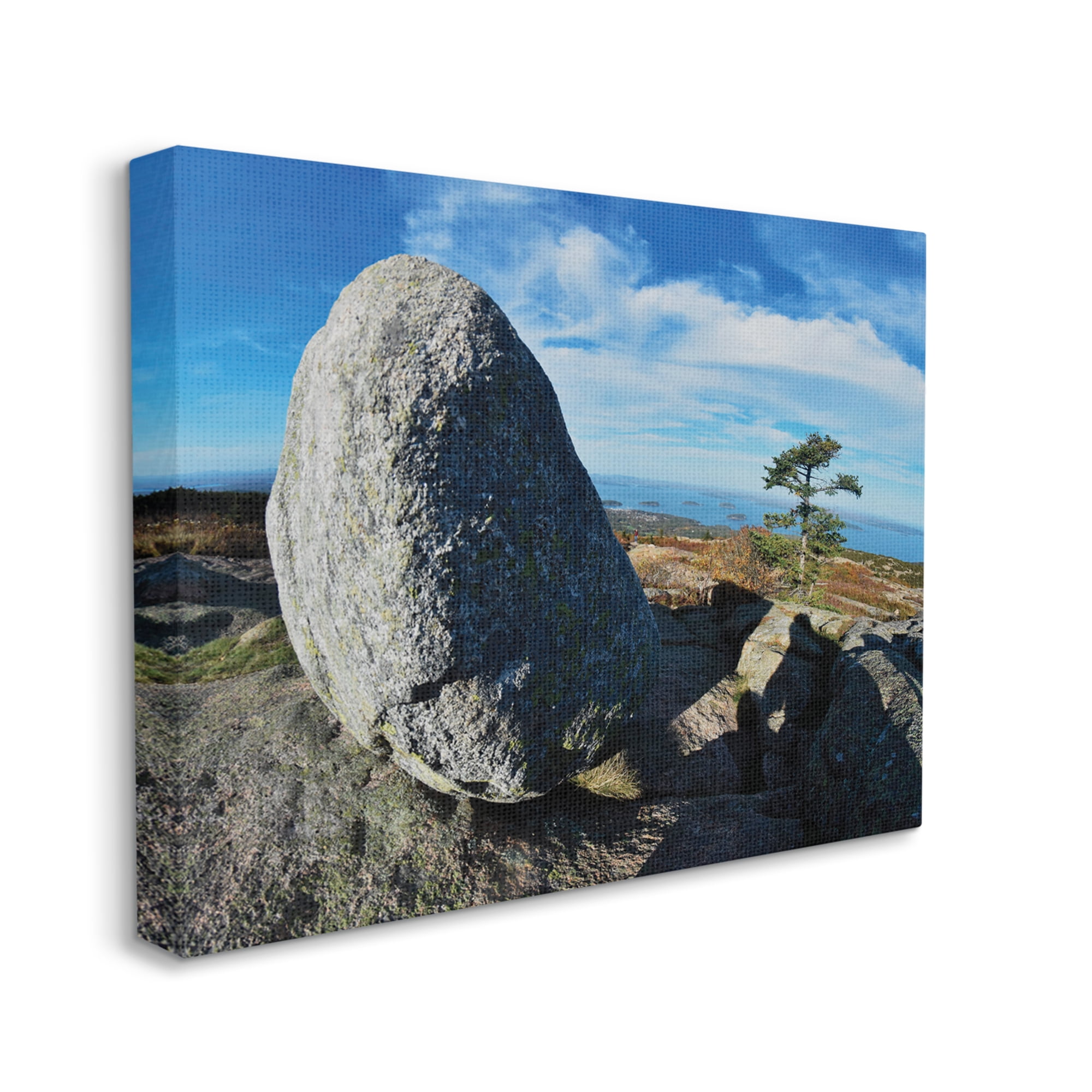 Stupell Industries Mountain View Landscape Nature Photography Gallery Wrapped Canvas Print Wall Art, 20 x 16