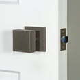 thumbnail image 2 of Viaggio Qadmhmmod_Prv_238_Rh Quadrato Hammered Right Handed Solid Brass Privacy Door Lever, 2 of 7