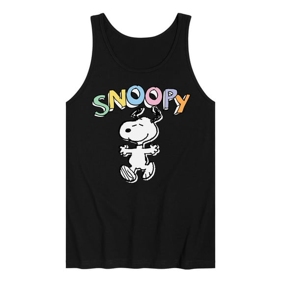 Peanuts - Snoopy Sketchy - Men's Jersey Tank Top