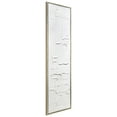 thumbnail image 5 of Abstract Harmony Heavily Textured Hand Painted White Framed Canvas Wall Art, 5 of 12