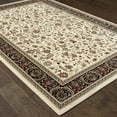 thumbnail image 3 of Oriental Weavers Kashan 108X1 Ivory/ Black 9'10" X 12'10" Indoor Area Rug, 3 of 3