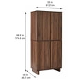 thumbnail image 4 of Better Homes & Gardens Lillian Storage Pantry, Walnut, 4 of 10