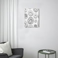 thumbnail image 3 of Stylish Apartment Accessory Unframed 12x16 Black and White Aesthetic Poster on Canvas for Home Wall Décor, 3 of 7