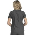 thumbnail image 5 of Dickies EDS Signature Medical Scrubs Top for Women V-Neck DK880, XL, Pewter, 5 of 8