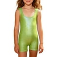 thumbnail image 2 of Kureaily Girls Sequin Tank Bodysuit With Shorts Sleeveless Leotard For Dance Gymnastics Performance Stretch Fit Comfortable Activewear 140, 2 of 4