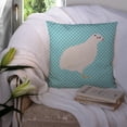 thumbnail image 3 of Texas Quail Blue Check Fabric Decorative Pillow, 3 of 4