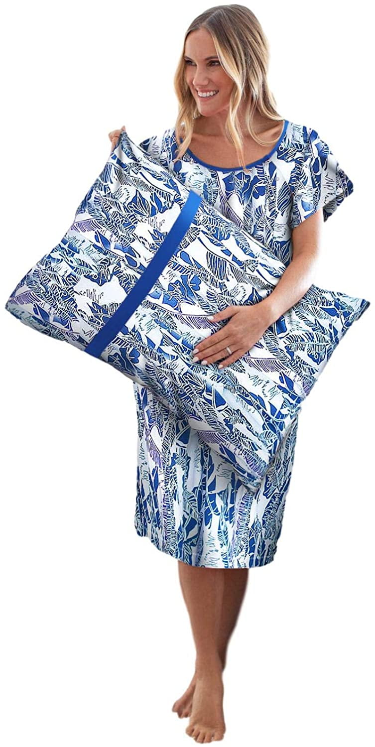 Gownies Labor and Delivery Hospital Gown and Matching Pillowcase