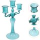 thumbnail image 3 of Candelador de velas de vidrio de escritorio múltiples cabezas candelabro romántico, 3 of 5