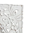 thumbnail image 5 of DecMode Traditional Wood Square White Handmade Wall Décor with Carved Mandala Design, 36"W x 36"H, 5 of 14