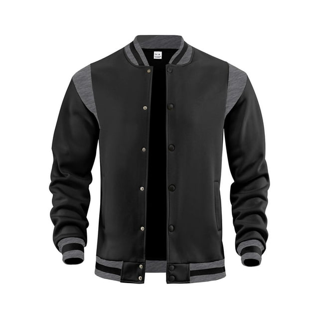 Cardigan Décontracté à Fermeture Éclair pour Homme avec Col Montant et Manches Longues