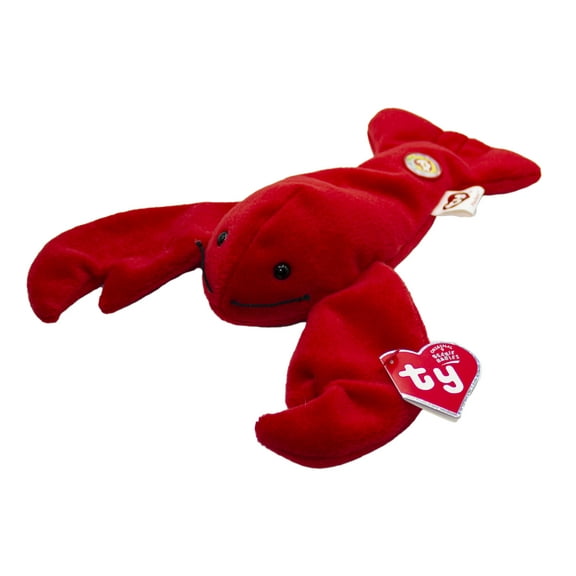 Ty Beanie Baby: Pinchers the Lobster - BBOC remake | Stuffed Animal | MWMT