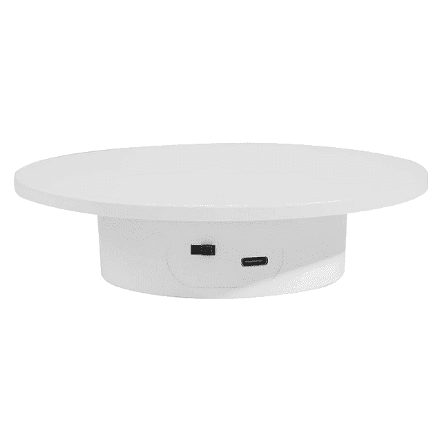Motorized Rotating Display Stand, 360 Electric Rotary Turntable Base Lazy , Load-Bearing 11Lbs, for Photography