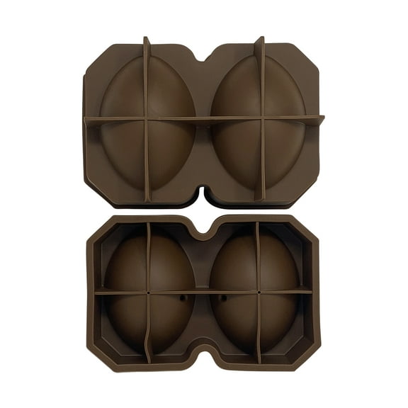 Ice Tray Rugby Silicone Mold for Ice Cube or Chocolate Creations