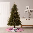 thumbnail image 4 of Lsque Sanrio Print Christmas Tree Skirt with Ties and Velcro,Xmas Holiday Decorations, Adjustable Tree Skirt-48", 4 of 6