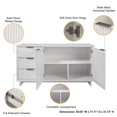 thumbnail image 4 of Manhattan Comfort Granville Engineered Wood Sideboard in White, 4 of 12