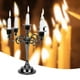 thumbnail image 5 of Nikou Candelero de Estilo Europeo Candelabro Hermosa decoración para Cena Hotel Restaurante de Bodas(Tres Negros), 5 of 5