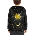 thumbnail image 4 of DISNIMO Sun Moon Hoodie for Boys Galaxy Hoodies Pullover for Boys 14-16 Hooded Sweatshirt Kids Long Sleeve Sweatshirts with Hood Design Children Streetwear Hoodies Boys and Girls Casual, 4 of 7
