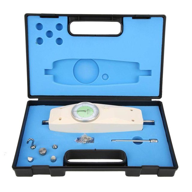 Dinamómetro analógico de 100 N Instrumento de medición de fuerza Probador Medidor de fuerza Medidor de fuerza Dinamómetro Push-pull Pull (100N) Kuyhfg Sin marca