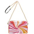 thumbnail image 2 of FORMRS Women Crossbody Purse with Chain Strap Vegan Leather Shoulder Handbag, Swirling Lines, 2 of 7