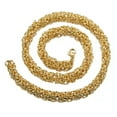 thumbnail image 6 of QQTDFG New Fashion 6/8/10mm Mens Chain Stainless Steel Byzantine Link Necklace Bracelet-Gold Tone-8mm-10 inch bracelet, 6 of 9