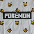 thumbnail image 3 of Pokemon Pixel Art Pikachu Graphic Print Big Boy's Short Sleeve T-Shirt - Size Small (8), 3 of 4