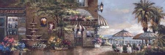 Cafe Walk Ii Canvas