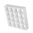 thumbnail image 1 of Estante de rejilla para casa de muñecas, 1:12, muebles para casa de muñecas de 16 rejillas, estante para casa de muñecas diseñado con precisión, 1 of 14