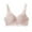 Pink, variant on Fatuov Lace Plus Size Bras for Women Wireless Comfort Bralette Underwear for School Solid Color Push-Up Bras 32A, Black