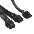 thumbnail image 1 of Cable de extensión de 8 pines macho a doble 8 pines (6+2) macho Y-splitter LingWen 8390613744463, 1 of 1