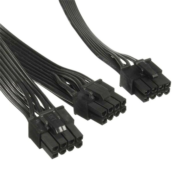 Cable de extensión de 8 pines macho a doble 8 pines (6+2) macho Y-splitter LingWen 8390613744463